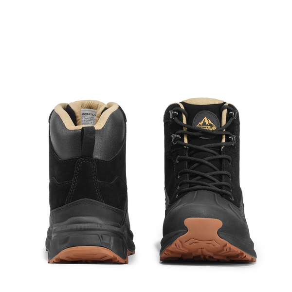 Women's Waterproof Hiking Boots  - BLACK - 5